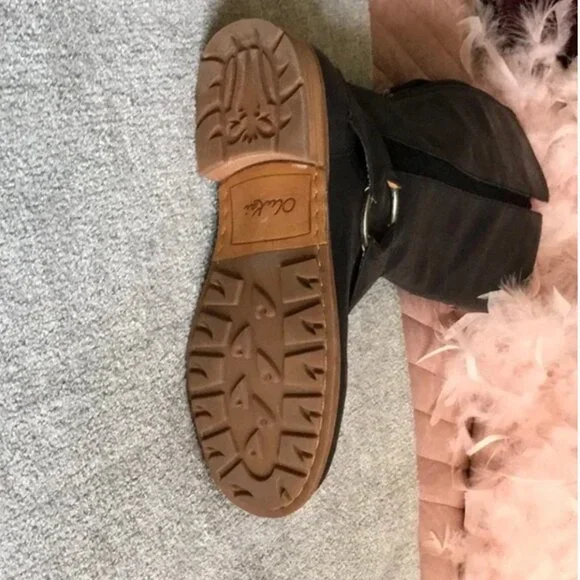 Olukai Black Leather boots Size 9.5 - Picture 8 of 10